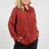 Collar Shirt TVC in Red