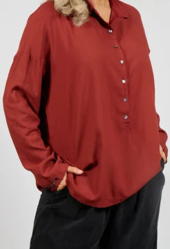 Collar Shirt TVC in Red
