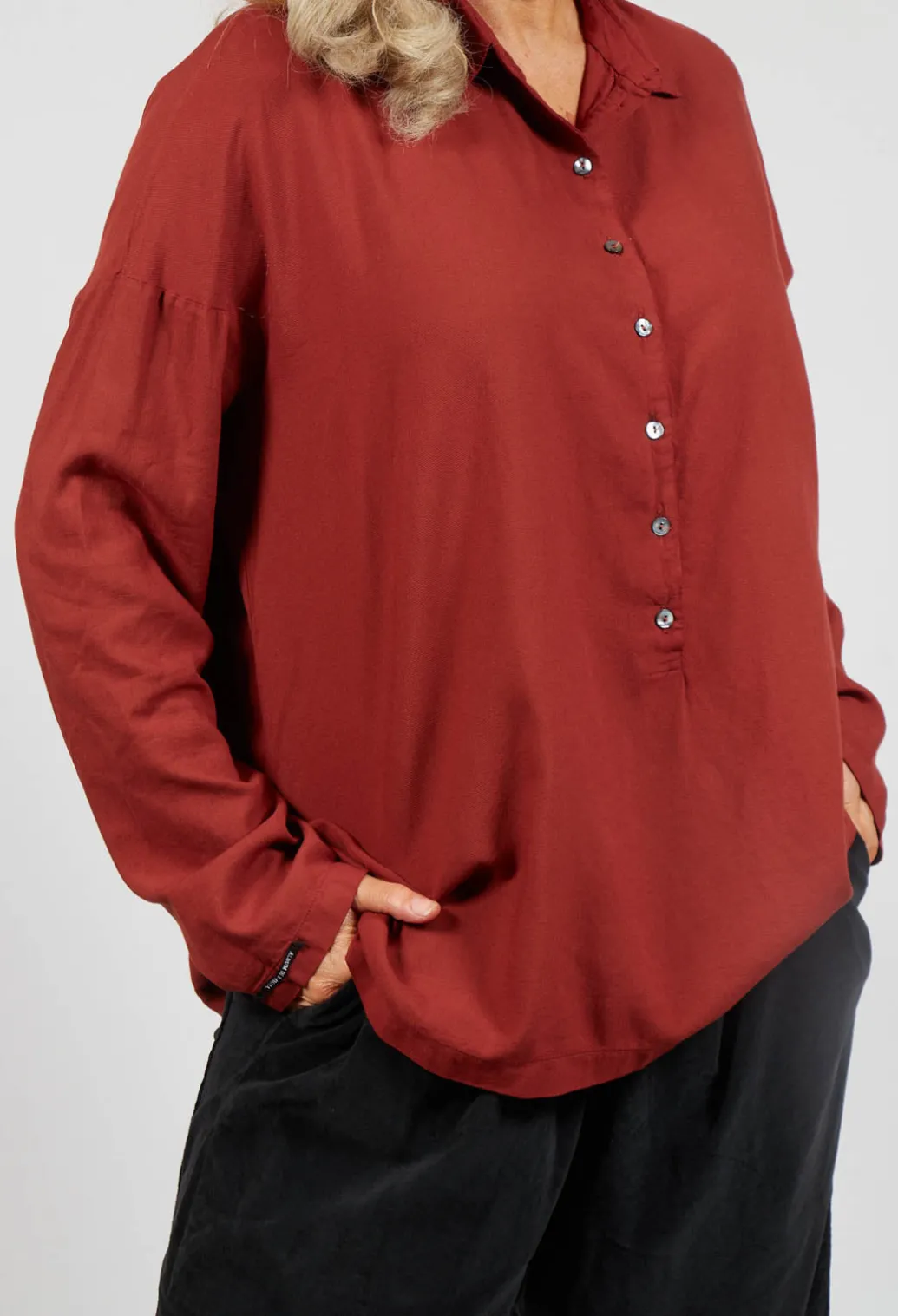 Collar Shirt TVC in Red