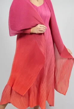 Collare Coat in Beet Flame
