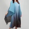 Collare Coat in Blue Topaz