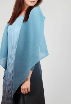 Collare Coat in Blue Topaz
