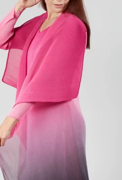 Collare Coat in Cabaret Pink