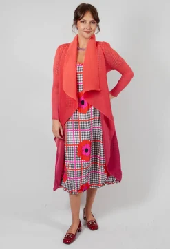 Collare Coat in Flame Beet