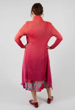 Collare Coat in Flame Beet