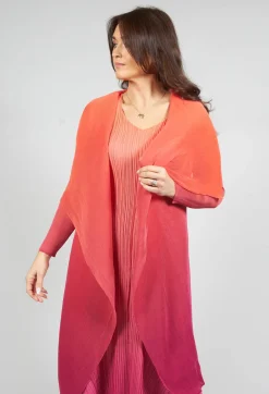 Collare Coat in Flame Beet