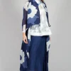 Collare Coat in Indigo Way