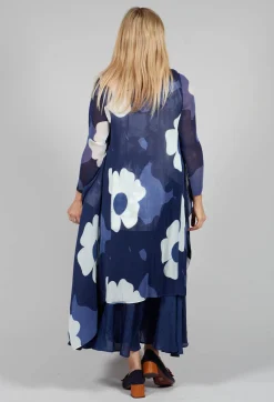 Collare Coat in Indigo Way