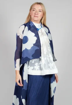 Collare Coat in Indigo Way