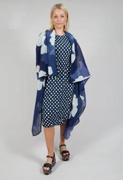 Collare Coat in Indigo Way