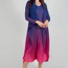 Collare Coat in Lapiz and Barbie