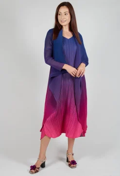 Collare Coat in Lapiz and Barbie