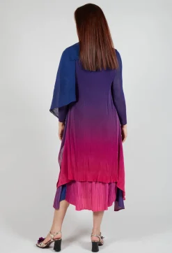 Collare Coat in Lapiz and Barbie