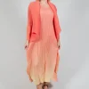 Collare Coat in Peach Lemonade