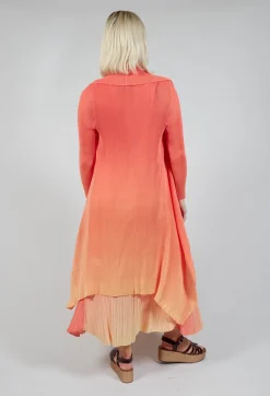 Collare Coat in Peach Lemonade
