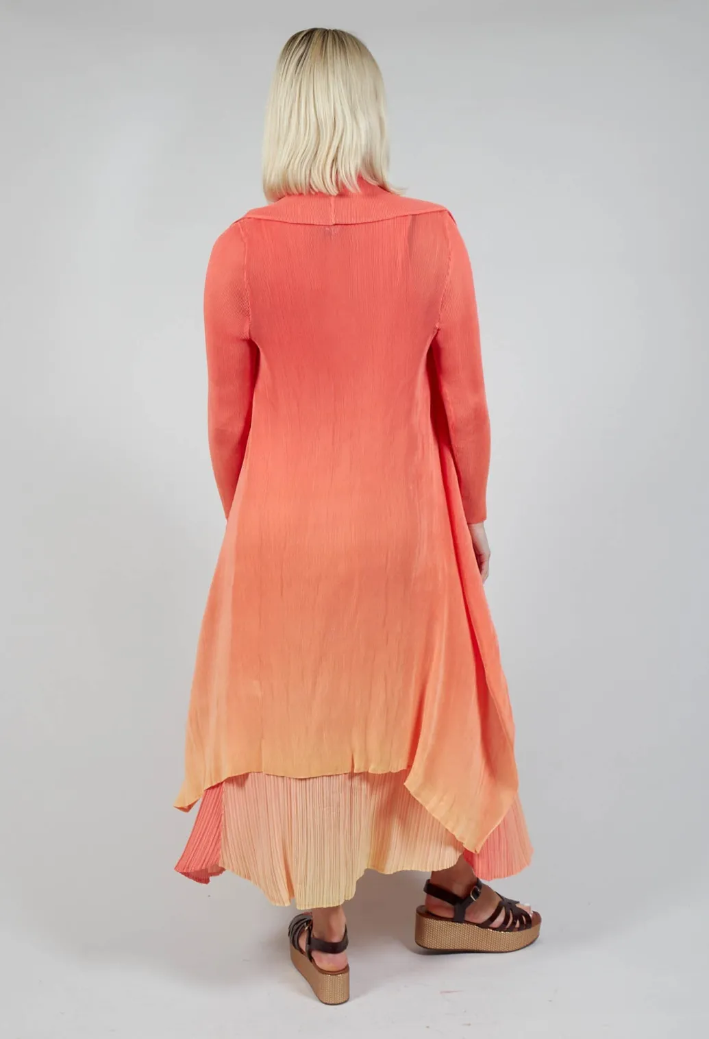 Collare Coat in Peach Lemonade