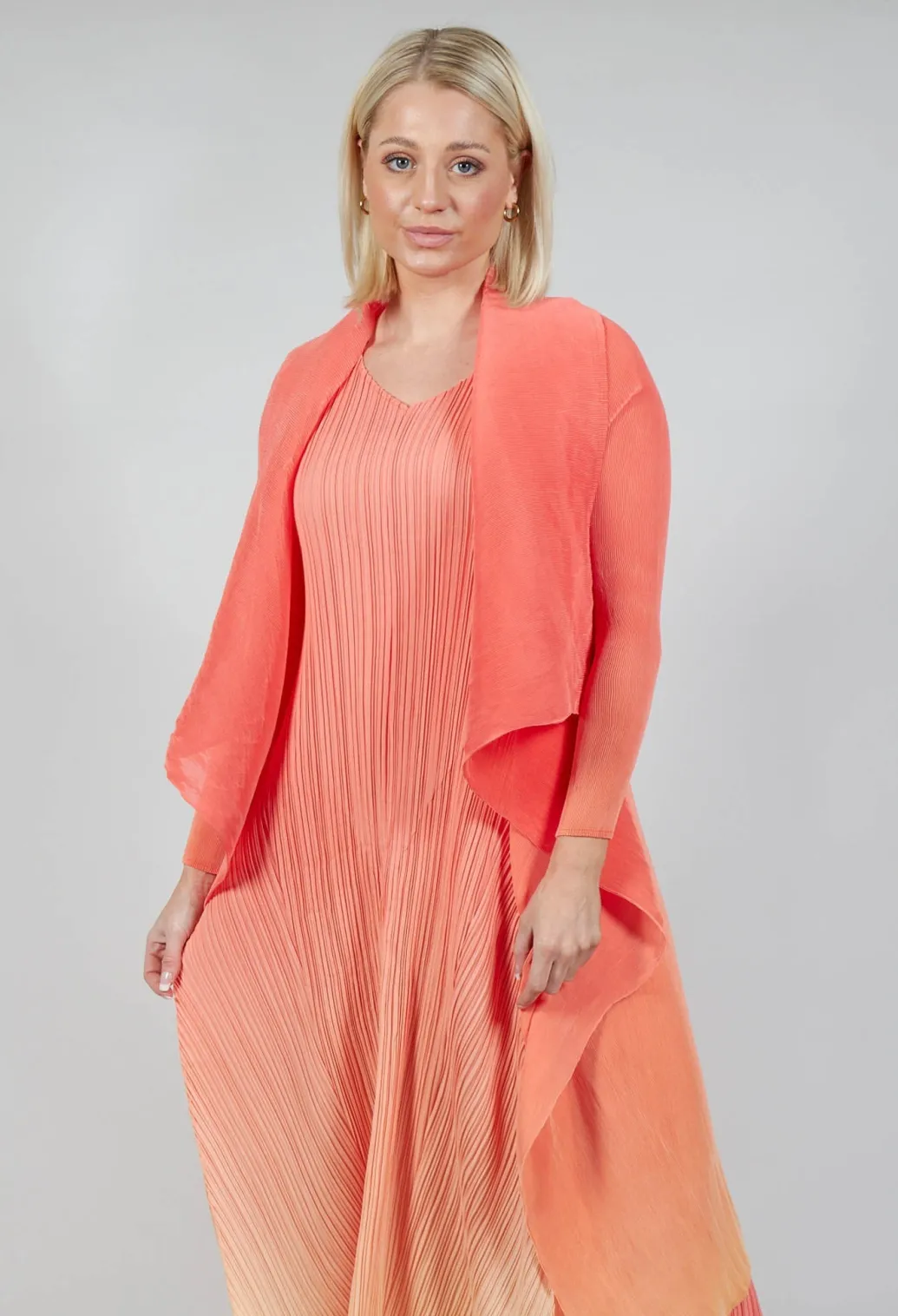 Collare Coat in Peach Lemonade