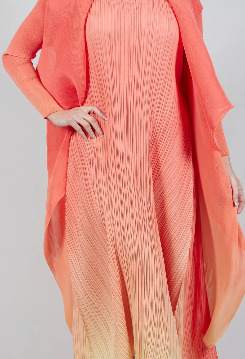 Collare Coat in Peach Lemonade