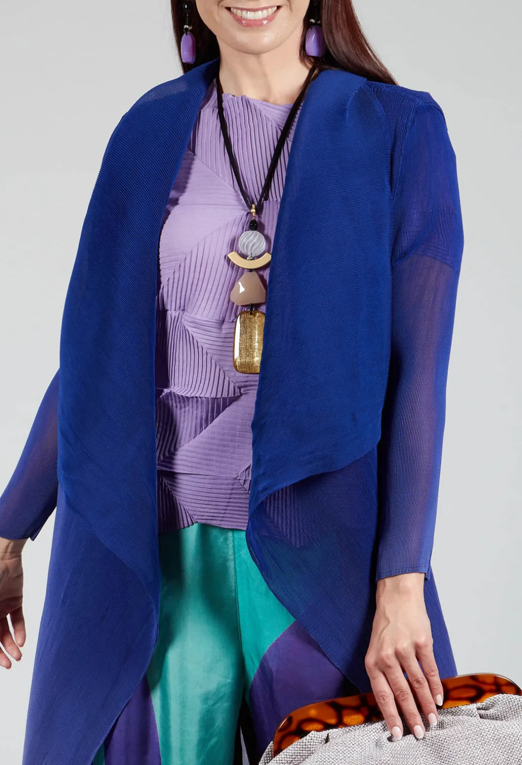 Collare Coat in Sodalite