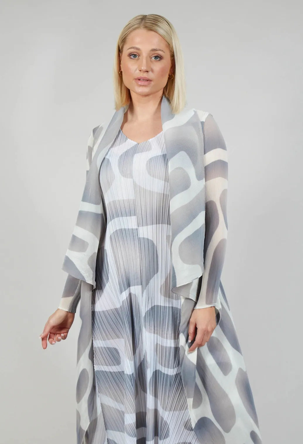 Collare Coat in White Sand Tuscon