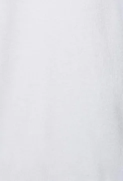 Colmar Jersey T Shirt with Ribbed Effect in White
