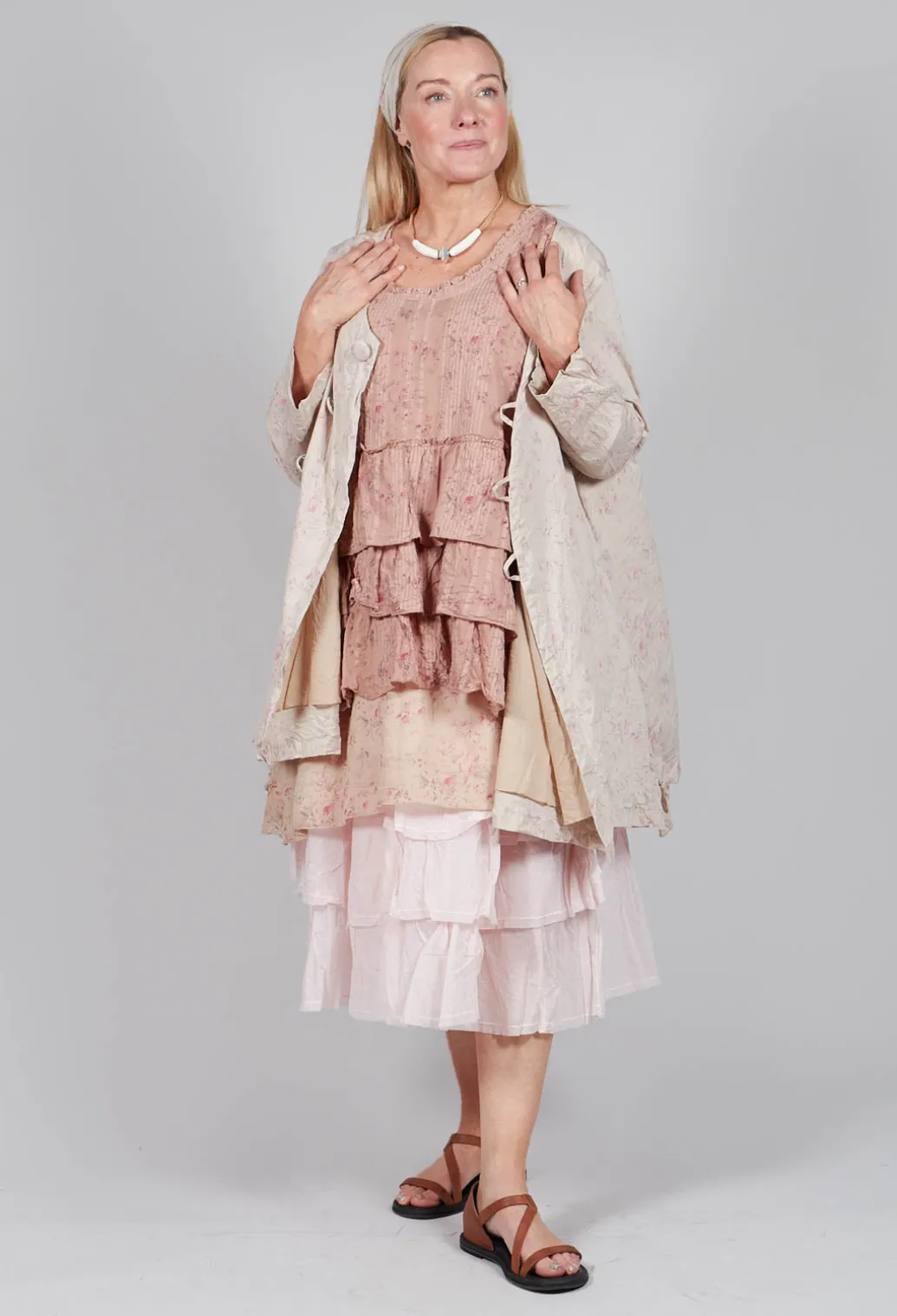 Combawa Jacket in Liberty Beige Print