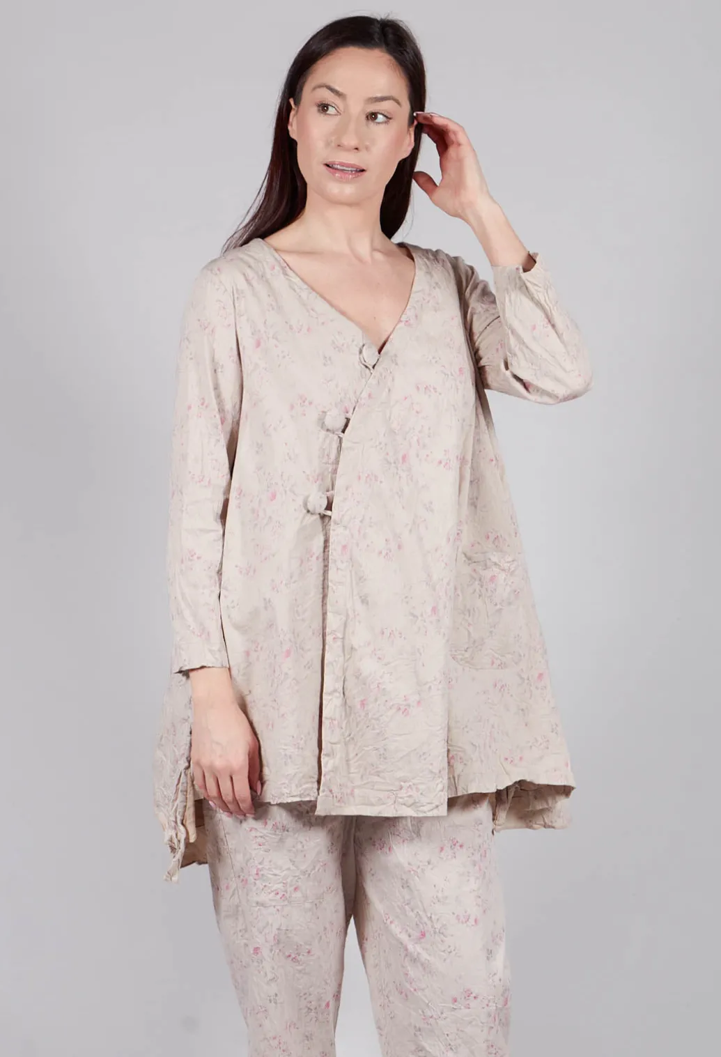 Combawa Jacket in Liberty Beige Print