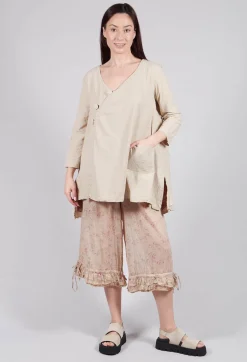 Combawa Jacket in Striped Linen