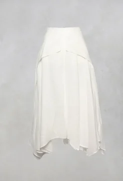 Confiante Full Maxi Skirt in Naturel