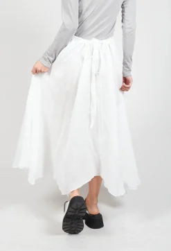 Confiante Full Maxi Skirt in Naturel