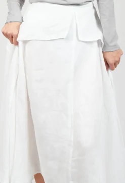 Confiante Full Maxi Skirt in Naturel