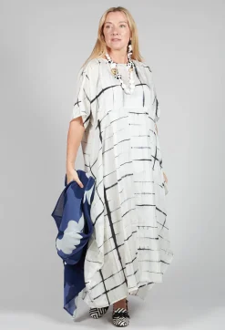 Consuelo Dress in Black and White