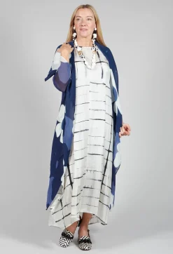 Consuelo Dress in Black and White