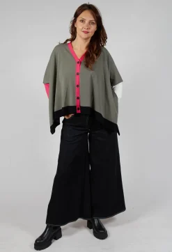 Contast Colour Cardigan in Mix 99
