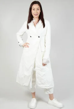 Contrast Lining Coat in Callas