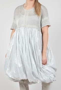 Contrast Skirt Dress in Moon Sparkle