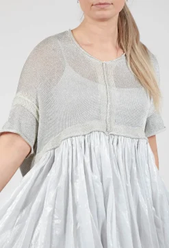 Contrast Skirt Dress in Moon Sparkle