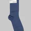 Contrasting Toe Socks in Uni Denim