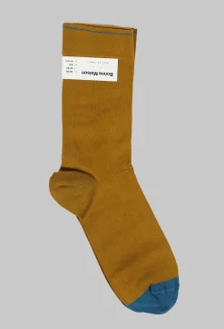 Contrasting Toe Socks in Uni Absinthe