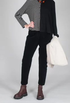 Cook V Trousers in Nero