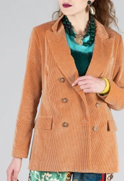 Corduroy Jacket in Peach