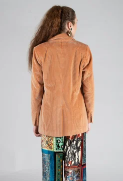Corduroy Jacket in Peach