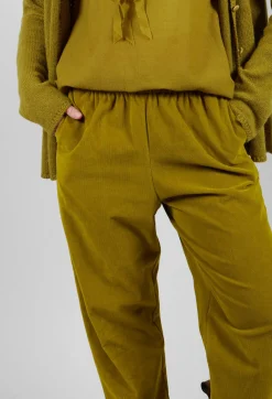 Corduroy Trousers in Grass