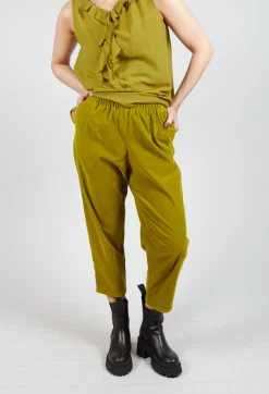 Corduroy Trousers in Grass