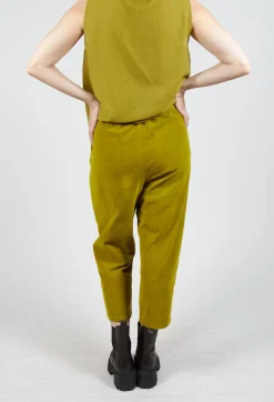 Corduroy Trousers in Grass