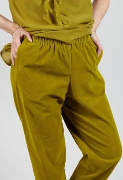Corduroy Trousers in Grass