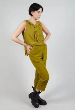 Corduroy Trousers in Grass