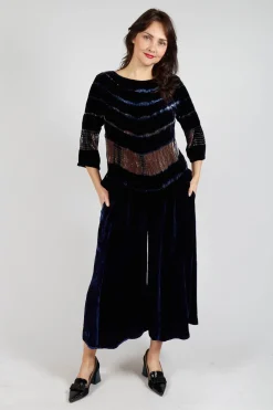 Cornelia Shirt in Navy Wave