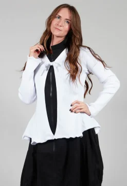 Cotton Cardigan in White