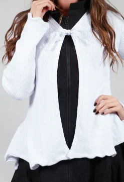 Cotton Cardigan in White